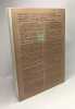 Revue belge de philologie et d'histoire - Langues et litt&eacute;ratures modernes - TOME L 1972 fasicule 1 / les chants &eacute;piques sum&eacute;riens Le vigneron ...