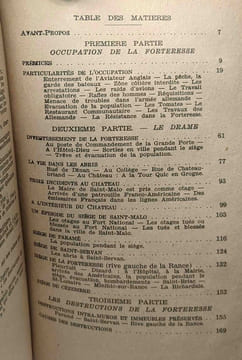 Quatre ans sous la botte - occupation siège destructions de la forteresse de Saint-Malo - Dinard. Descottes Edouard