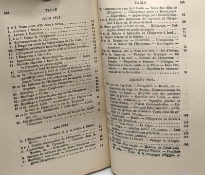 Le mémorial de Saint-Hélène - suivi de Napoléon dans l'Exil par O'Méara et du séjour du Dr Antommarchià Saint-Hélène - TOME PREMIER. Las Cases O'Méara