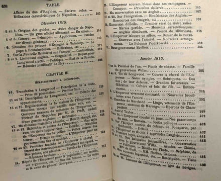 Le mémorial de Saint-Hélène - suivi de Napoléon dans l'Exil par O'Méara et du séjour du Dr Antommarchià Saint-Hélène - TOME PREMIER. Las Cases O'Méara
