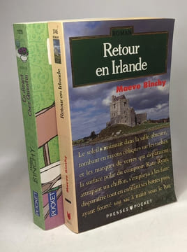 Retour en Irlande (1991) + En dînant Chez Quentin (2014) --- 2 livres. Binchy Maeve