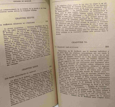 Histoire du mariage VI - les théories de l'inceste les bases biologiques du mariage / Bibliothèque scientifique. Westermarck Edward