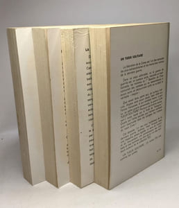 La mort à sang pour sang + Le bal du 15 Août + Le section des dingues + Un tueur solitaire - 4 livres Collection "Feu"