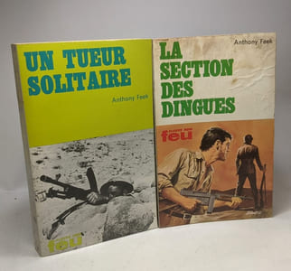 La mort à sang pour sang + Le bal du 15 Août + Le section des dingues + Un tueur solitaire - 4 livres Collection "Feu"