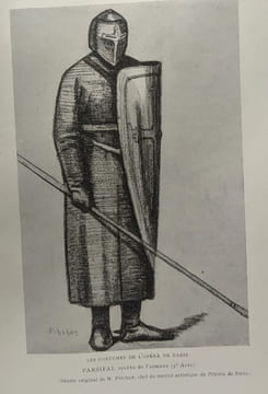 Le Wagner de "Parsifal". Orné de planches hors-texte reproduisant les Décors et Costumes créés pour les représentations de "Parsifal" données à ...