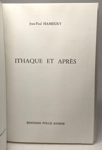 Ithaque et après