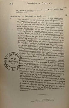 L'adaptation et l'évolution / bibliothèque de synthèse scientifique. Rabaud Étienne