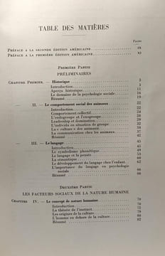 Psychologie sociale - TOME PREMIER: Motivation et psychologie différentielle + TOME SECOND: Personnalité et interation sociale / Bibliothèque ...