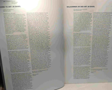 Art 38 Basel 13 - 17 6 07: The Art Show / Die Kunstmesse / La Foire D'art / La Mostra D'arte