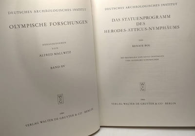 Das Statuenprogramm Des Herodes-Atticus-Nymphäums --- Olympische Forschungen BAND XV / Deutsches archäologisches institut