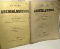 Annales archéologiques - Premier Volume: livraisons 1 2 3 4 6 7 8 + Tome Second 2e année: possiblement 1ere livraison 4e livraison + Tome Troisième: ...