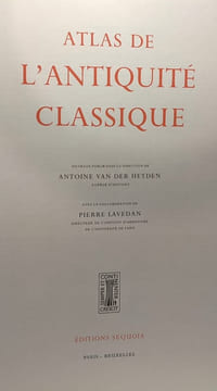 Atlas de l'antiquité classique. Antoine Van Der Heyden Antoine Van d Pierre Lavedan