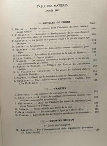 Revue historique de droit français et étranger - Quatrième série 40e année