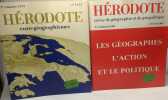Hérodote revue de géographie et de géopolitique --- 6 volumes: 2e trim. 1979 N°14-15 + 2-3e trim. 1984 N°33-34 + 4e trim. 1984 n°35 + 1er trim. 1985 ...