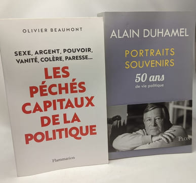 14 livres de journalisme politique (voir description complète): Si vous le répétez je démentirai... + Les flingeurs + Sexus Politicus + Bien ...