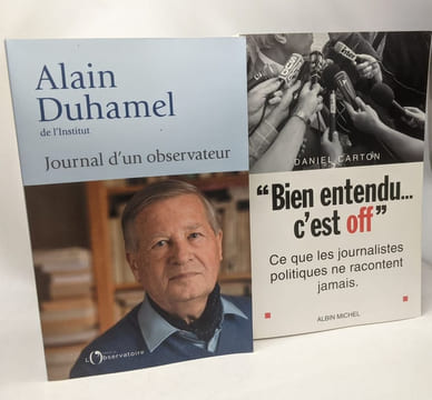 14 livres de journalisme politique (voir description complète): Si vous le répétez je démentirai... + Les flingeurs + Sexus Politicus + Bien ...