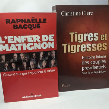 14 livres de journalisme politique (voir description complète): Si vous le répétez je démentirai... + Les flingeurs + Sexus Politicus + Bien ...