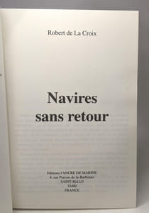 Navires sans retour