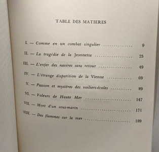 Navires sans retour
