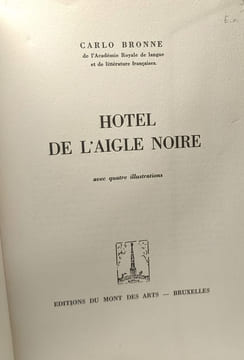 Hotel de l'aigle noire. Bronne Carlo