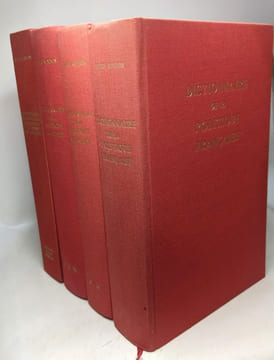 Dictionnaire de la politique française publié sous la direction de Henry Coston (TOMES 1 2 et 3) + Dictionnaire des dynasties bourgeoises et du monde ...