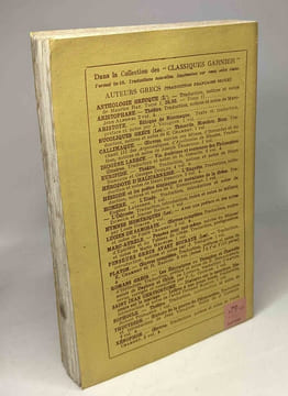 Histoire de la guerre du Péloponnèse - TOME PREMIER - traduction nouvelle de Jean Voilquin / Classiques Garnier. Thucydide Jean Voilquin