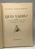 Quo vadis? / Biblioth&egrave;que de la jeunesse. Sienkiewicz Henryk