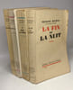 La fin de la nuit (1935) + Le noeud de vip&egrave;res (1933) + Destins (1933) + La Pharisiennes (1941) - 4 livres. Mauriac Fran&ccedil;ois
