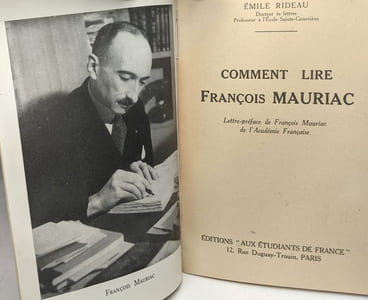 Comment lire François Mauriac