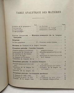 Grammaire française - cours supérieur - sixième édition
