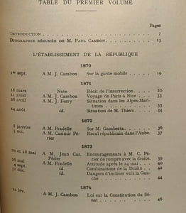 Correspondance 1870-1924 - TOME 1 - l'établissement de la répuglique; le protectorat tunisien; la régence en Espagne; La Turquie d'Abd Ul Hamid