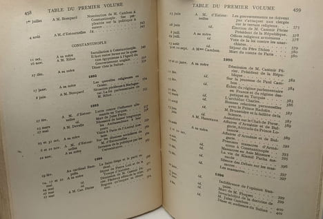 Correspondance 1870-1924 - TOME 1 - l'établissement de la répuglique; le protectorat tunisien; la régence en Espagne; La Turquie d'Abd Ul Hamid. ...