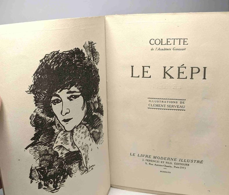 Colette - Le képi (illustration Clément Serveau) - Livre Rare Book