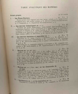 La formation des noms grecs ancien / Collection Linguistique - société de linguistique de Paris XXXVIII