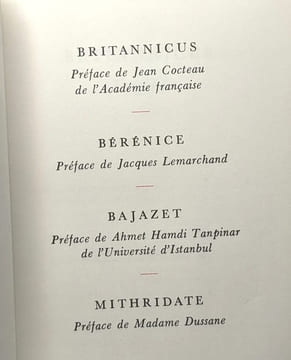 Les Génies du théâtre français - Racine TOME I II et III (voir description complète) - La Thébaïde; Alexandre le Grand; Andromaque; Les plaideurs; ...