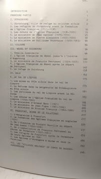 Les églises d'étrangers en pays Rhénan (1539-1564) - VOLUME 1 2 et 3 --- dissertation présentée pour l'obention du titre de docteur en philosophie et ...