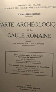Carte archéologique de la Gaule Romaine 5 fascicules (voir description complète) --- Institut de France académie des inscription et belles-lettres - Forma Orbis Romani