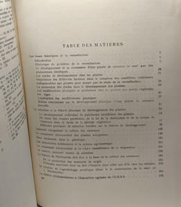 Agrobiologie - génétique sélection et production des semences