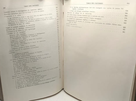 Agrobiologie - génétique sélection et production des semences. T. Lyssenko
