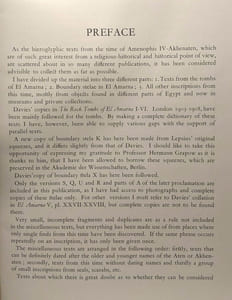 Texts from the time of Akhenaten / BIBLIOTHECA AEGYPTIACA VIII