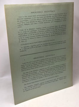 Historische inschriften der 19. Dynastie - TEIL 1 - BIBLIOTHECA AEGYPTIACA IV. C.E. Sander-Hausen