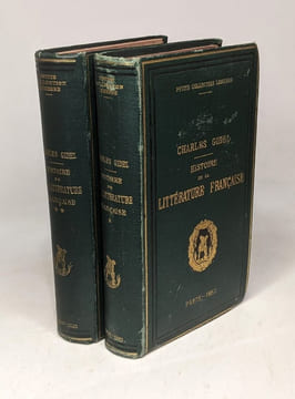 Histoire de la littérature française depuis son origine jusqu'à la renaissance - depuis la renaissance jusqu'à la fin du XVIIe siècle (2 vols). Gidel ...