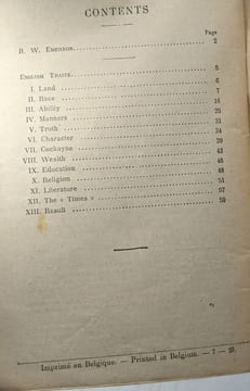 English traits setlected and annoted by Georges Roth. R.W. Emerson