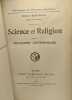 Science et Religion dans la philosophie contemporaine - Bibliothèque de Philosophie scientifique. Émile Boutroux