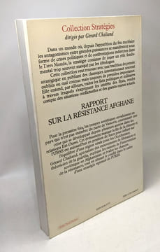 Rapport sur la résistance afghane (Bibliothèque Berger-Levrault). Chaliand Gérard