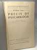 Précis de Psychologie / Bibliothèque Philosophique. James William