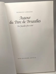 Autour du parc de Bruxelles - six façades plus une
