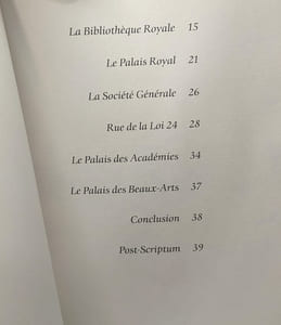 Autour du parc de Bruxelles - six façades plus une