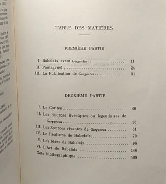 Le gargantua de Rabelais / les grands évènements littéraires. Jourda Pierre