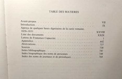 Lettres de Francesco Capaccini - agent diplomatique et internonce du Saint-Siège au Royaume Uni des Pays-Bas 1828-1831 / Analecta vaticano-belgica; ...
